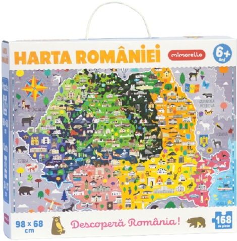 Carte Harta Romaniei editura Kreativ