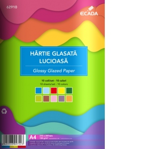 Carte Hartie glasata lucioasa