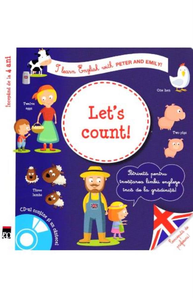 Carte I learn english let's count editura Rao