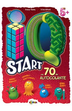 Carte IQ start cu 70 autocolante +5 ani - Inesa Tautu