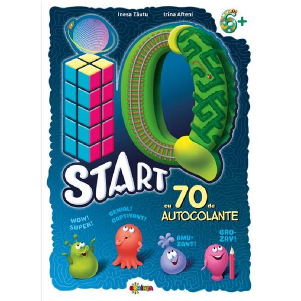 Carte IQ start cu 70 autocolante +6 ani - Inesa Tautu
