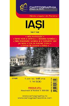 Carte Iasi. Harta orasului editura -