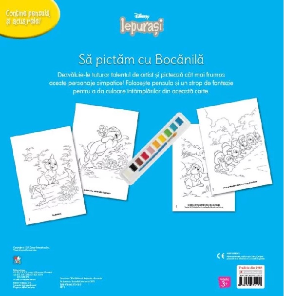 Carte Iepurasi - Sa pictam cu Bocanila   editura Litera