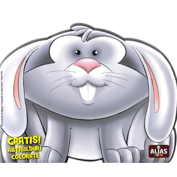 Carte Iepurele. abtibilduri colorate