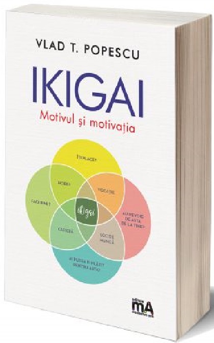 Carte Ikigai autor Vlad T. Popescu editura Meditative Arts