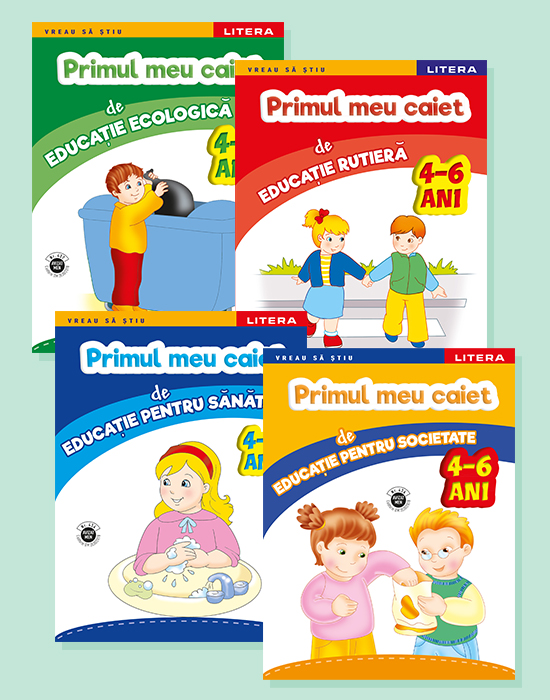 Carte Imi place la gradinita 4 - 6 ani. Pachet 4 carti editura Litera