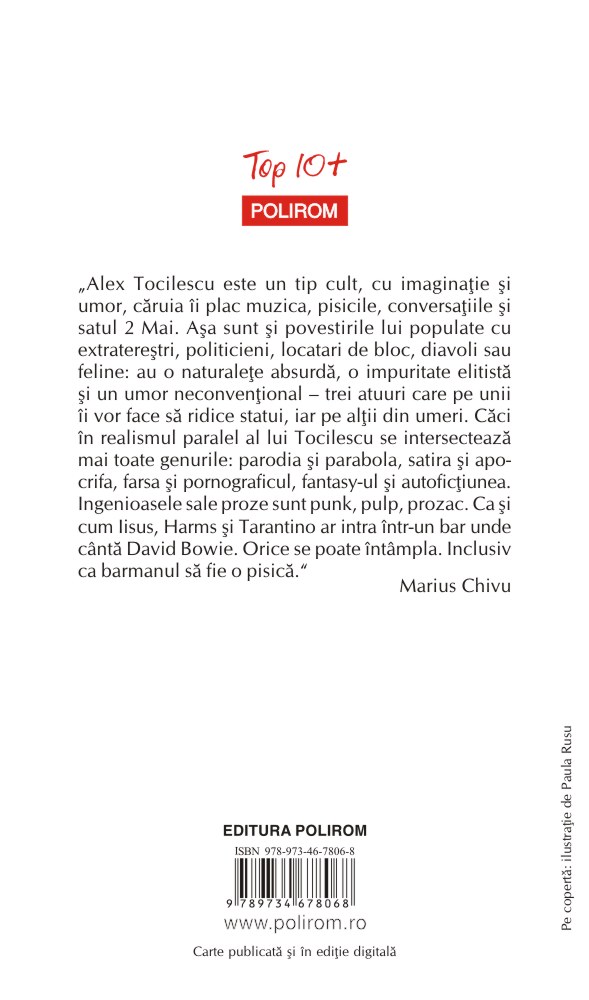 Carte Imperiul Pisicilor autor Alex Tocilescu editura Polirom