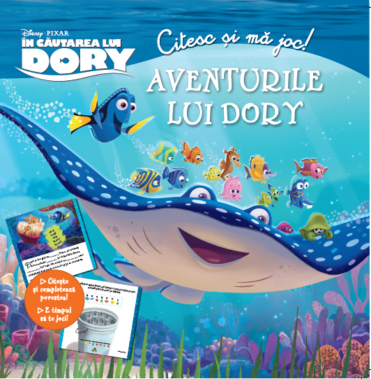 Carte În căutarea lui Dory. Aventurile lui Dory. Citesc și mă joc editura Litera