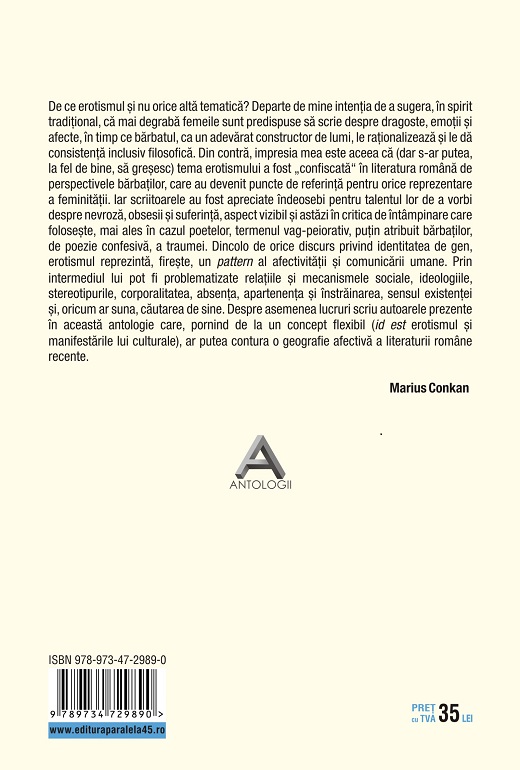 Carte In the mood for love autor Marius Conkan editura Paralela 45