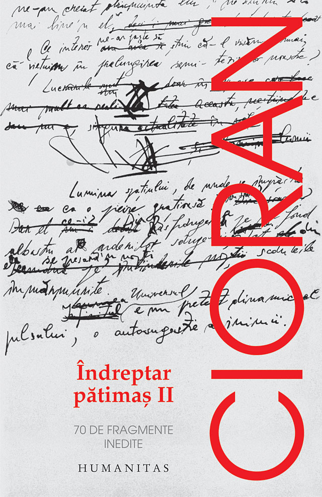 Carte Indreptar patimas II autor Emil Cioran editura Humanitas