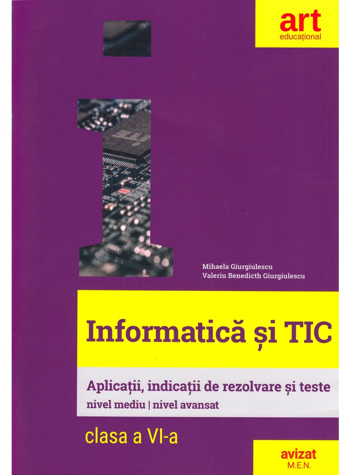 Carte Informatica si TIC. Clasa a VI-a autor Mihaela Giurgiulescu