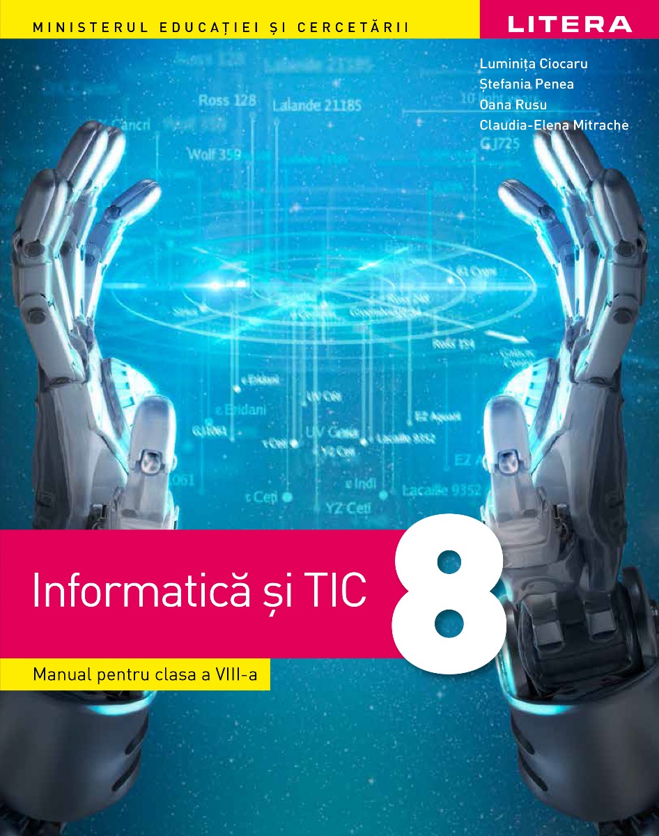 Carte Informatică și TIC. Manual. Clasa a VIII-a editura Litera