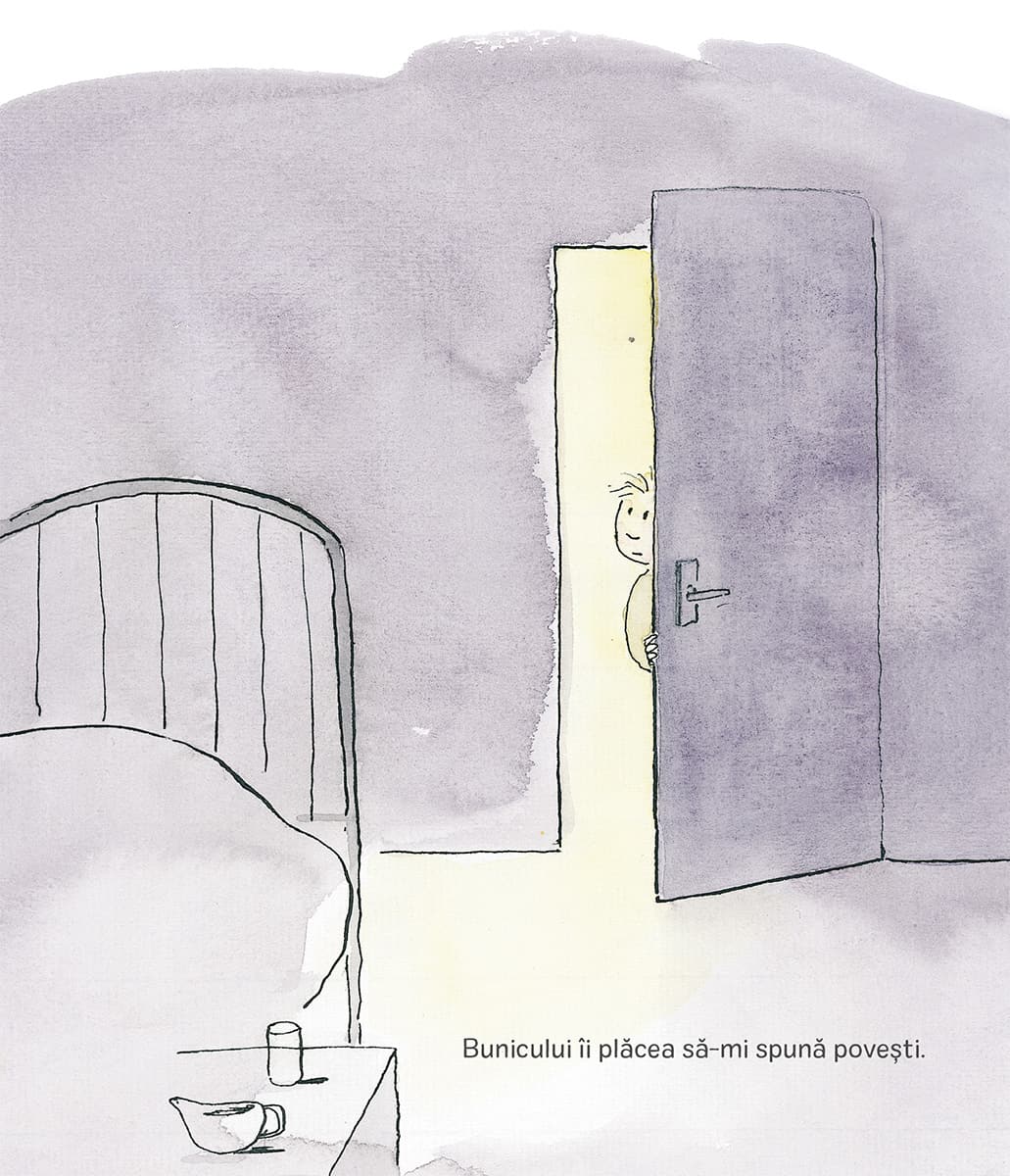 Carte Ingerul bunicului autor Jutta Bauer editura Frontiera