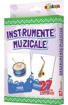 Carte Instrumente muzicale. 27 de cartonase editura -