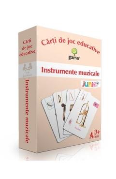 Carte Instrumente muzicale. Carti de joc educative editura -