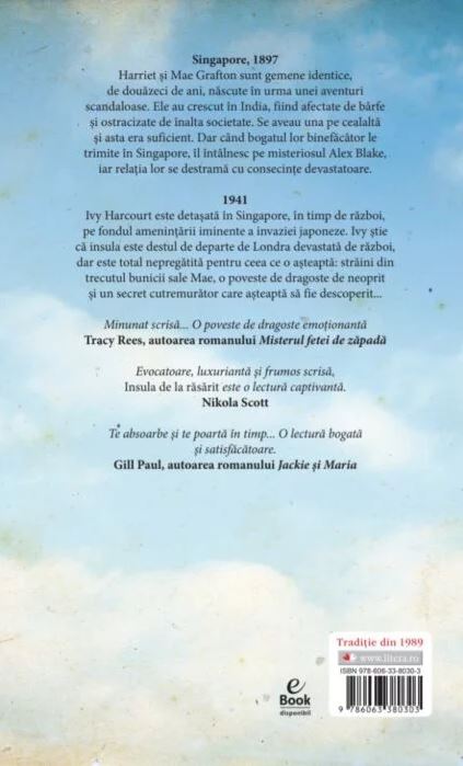 Carte Insula de la rasarit autor Jenny Ashcroft editura Litera