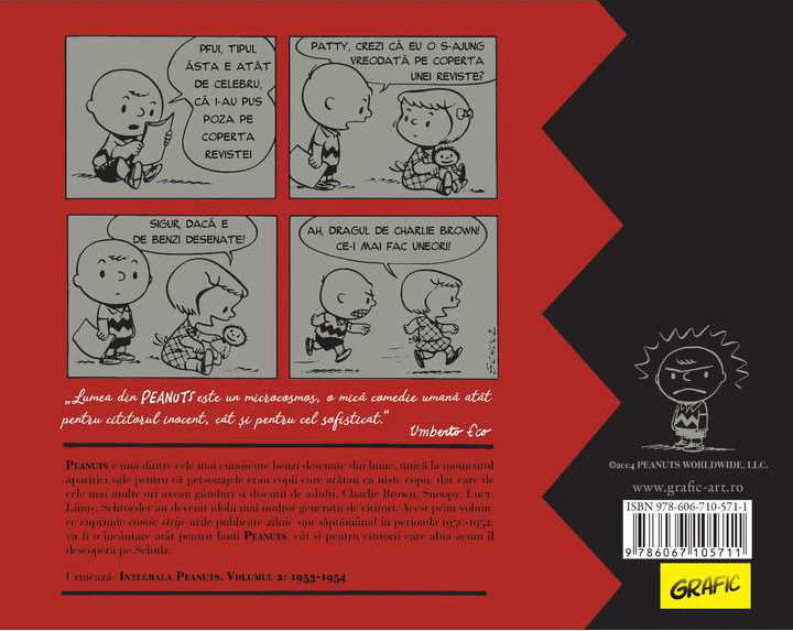 Carte Integrala Peanuts - Volumul 1 autor Charles Schulz editura Grafic
