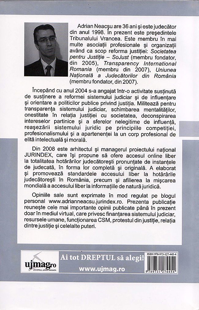 Carte Intre statul de criza si statul de drept autor Adrian Neacsu editura Universul Juridic