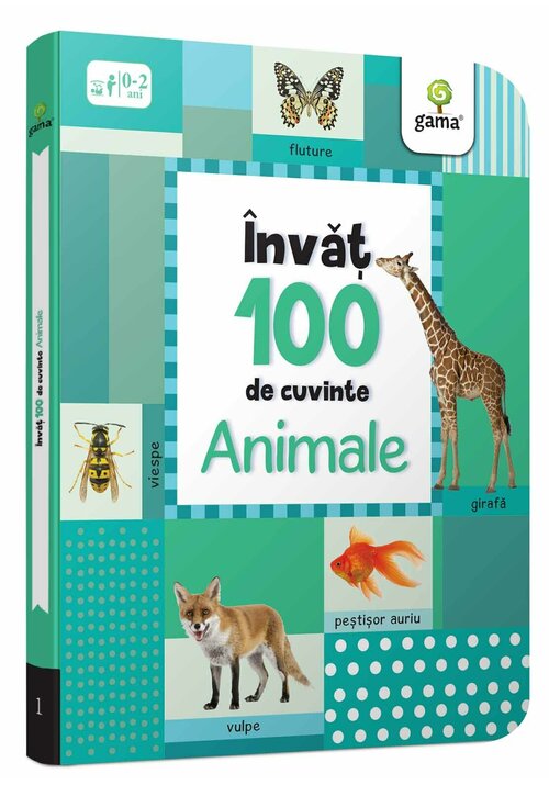 Carte Invat 100 de cuvinte - Animale editura Gama