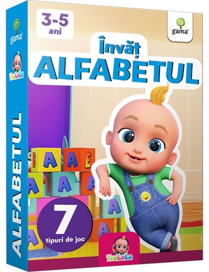 Carte Învâț alfabetul. 7 tipuri de joc editura Gama