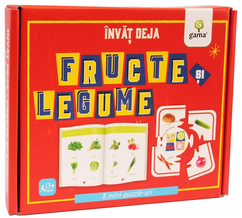 Carte Invat deja fructe si legume editura Gama