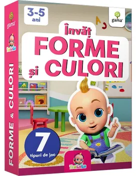 Carte Invat forme si culori. 7 tipuri de joc/*** editura Gama