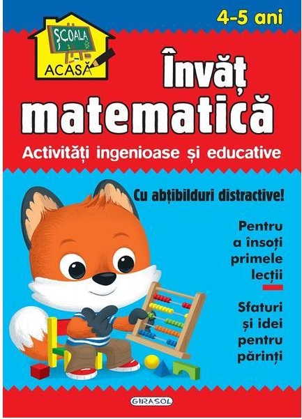 Carte Invat matematica 4-5 ani   editura Girasol