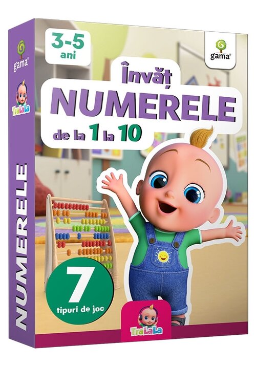 Carte Invat numerele de la 1 la 10 editura Gama