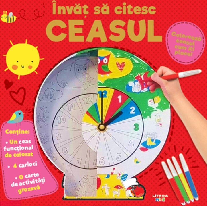 Carte Invat sa citesc ceasul editura Litera