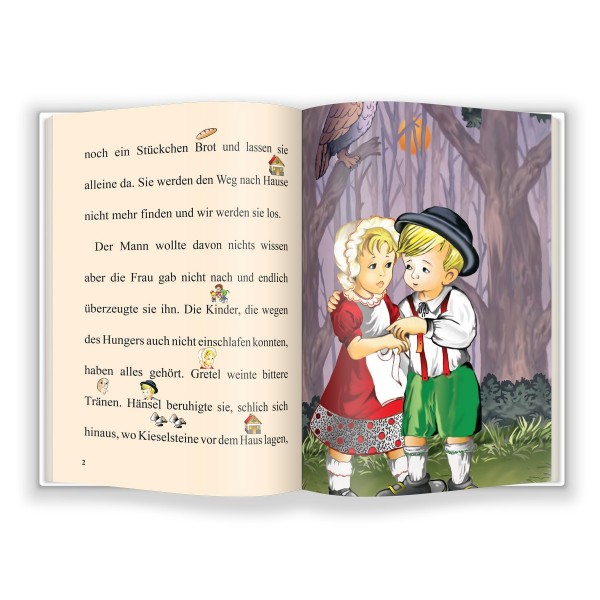 Carte Invat sa citesc in limba germana - Hansel si Gretel   editura Gama