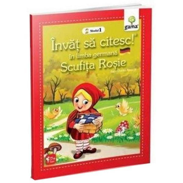 Carte Invat sa citesc in limba germana - Scufita Rosie - Nivelul 1
