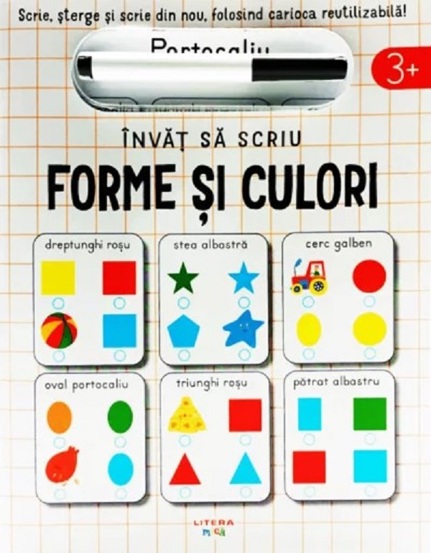 Carte Invat sa scriu Forme si culori editura Litera