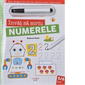 Carte Invat sa scriu numerele Autor Roberta Fanti