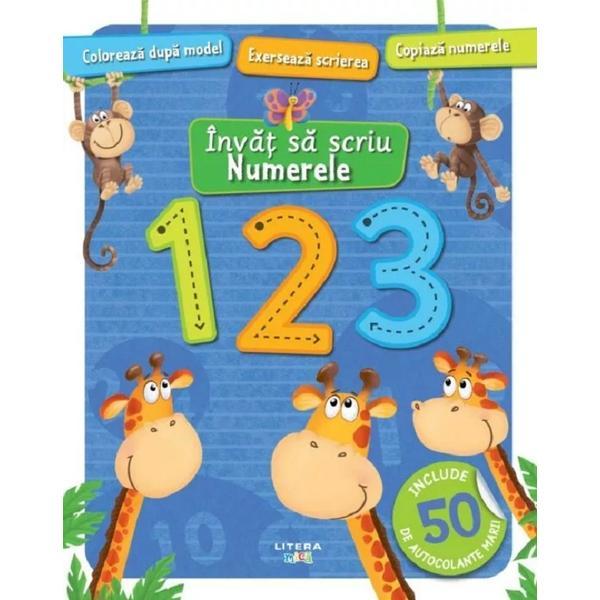 Carte Invat sa scriu. Numerele