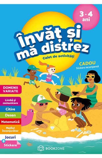 Carte Invat si ma distrez 3-4 ani editura Bookzone