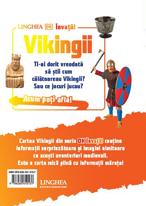 Carte Invata! Vikingii   editura Linghea