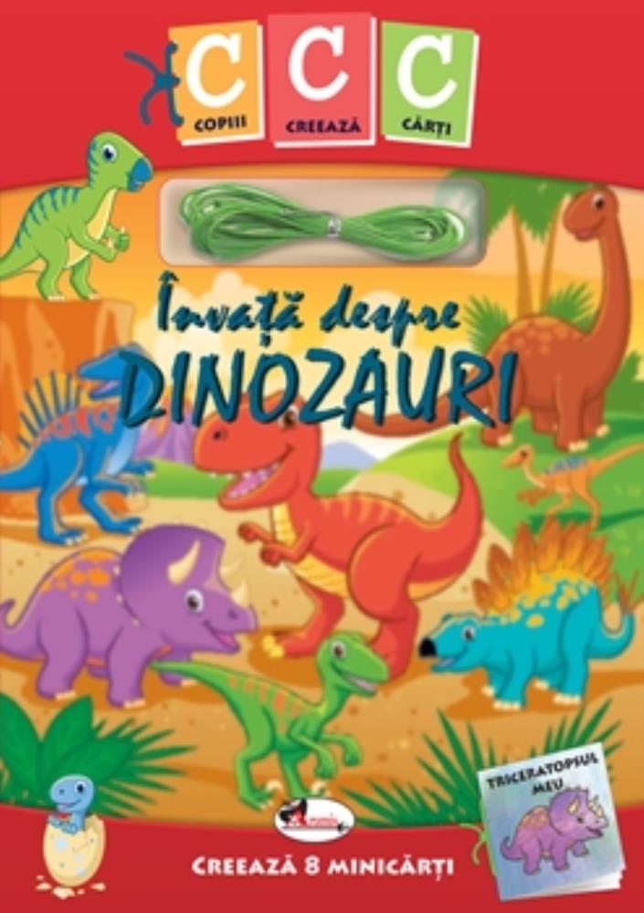 Carte Invata despre dinozauri editura Aramis