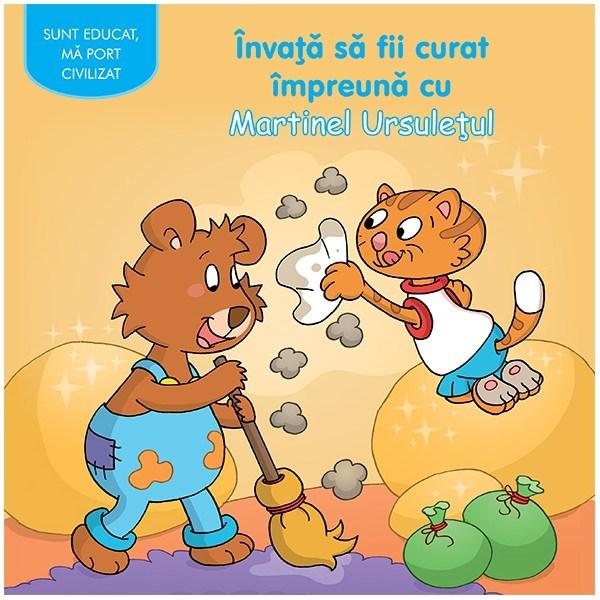 Carte Invata sa fii curat impreuna cu Martinel Ursuletul   editura Prut