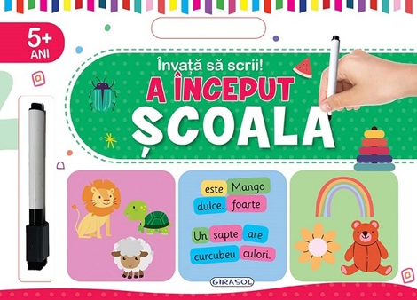 Carte Invata sa scrii! A inceput scoala editura Girasol