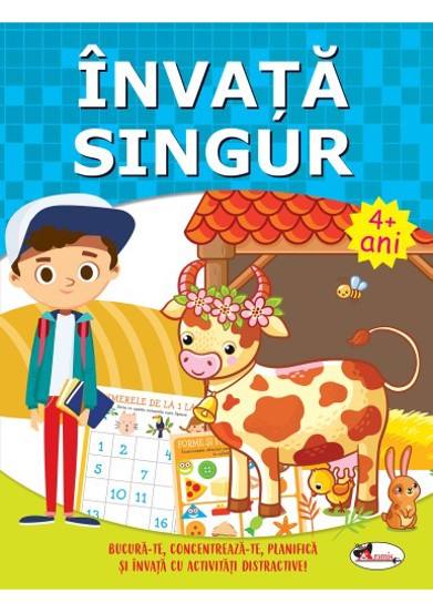 Carte Invata singur. carte de activitati +4 editura Aramis