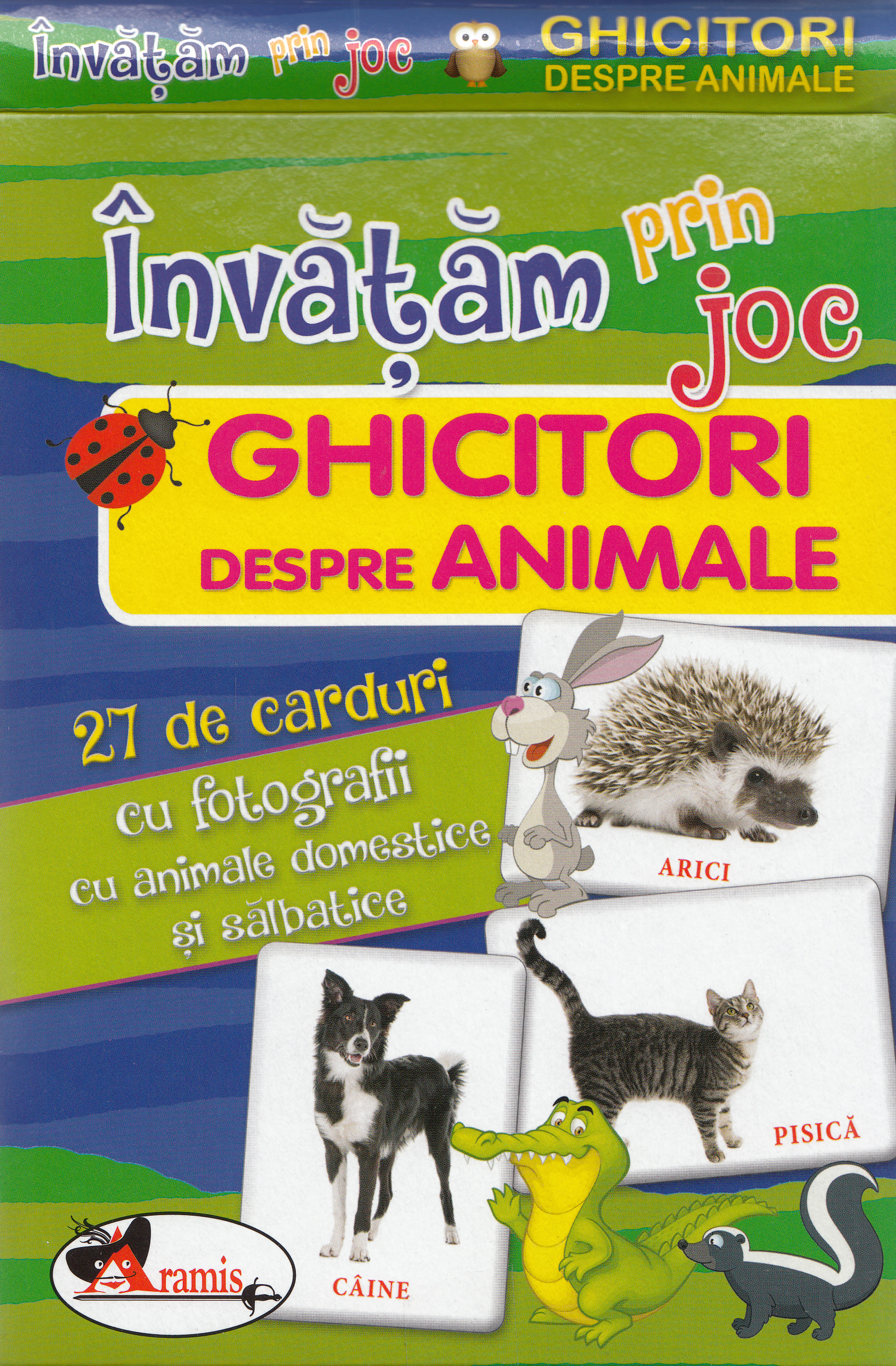 Carte Invatam prin joc. Ghicitori despre animale   editura Aramis