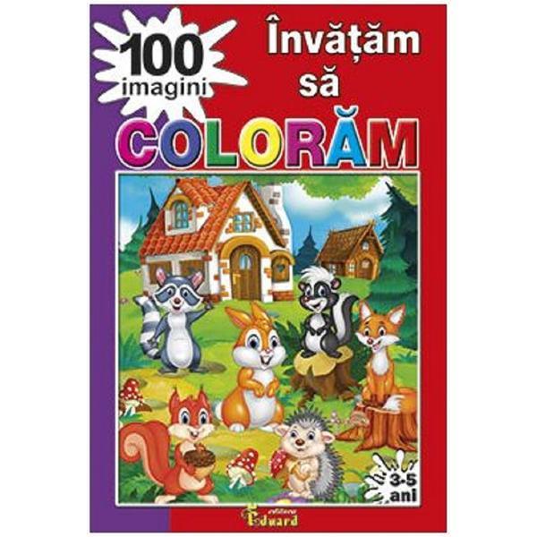 Carte Invatam sa coloram 100 imagini