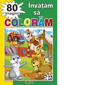 Carte Invatam sa coloram 80 imagini
