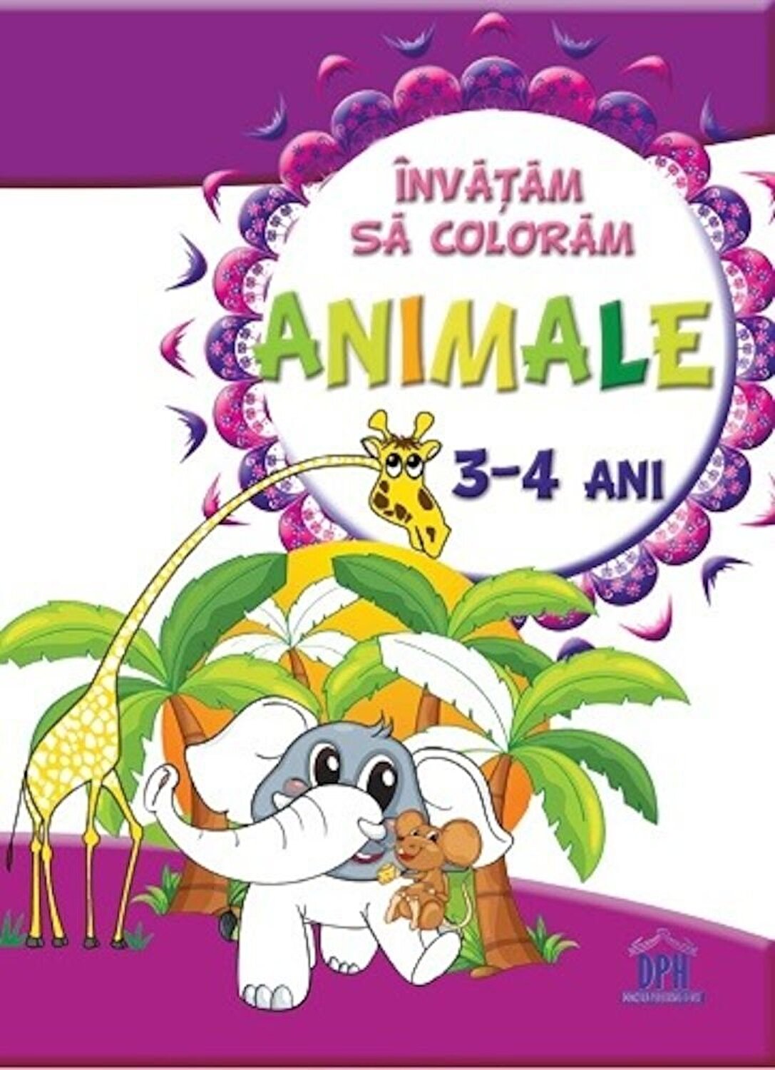 Carte Invatam sa coloram animale 3-4 ani   editura Didactica Publishing House