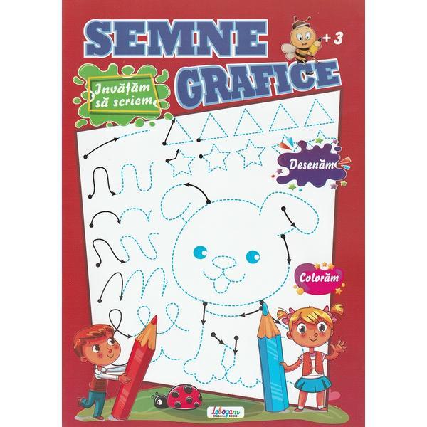 Carte Invatam sa scriem semne grafice