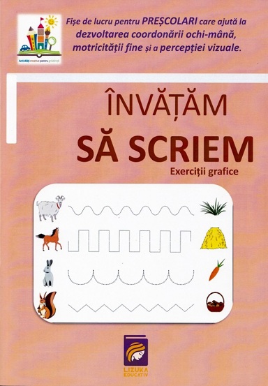 Carte Invatam sa scriem. Exercitii grafice editura Lizuka Educativ