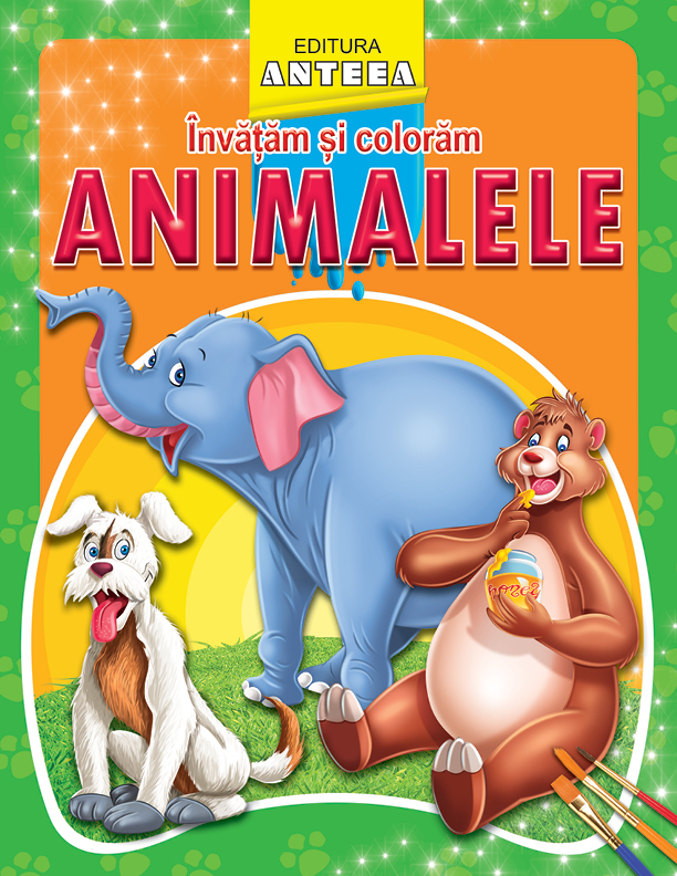 Carte Invatam si coloram - Animalele   editura Anteea