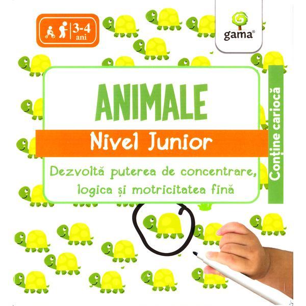 Carte Iq Focus - Animale. Nivel Junior 3-4 Ani
