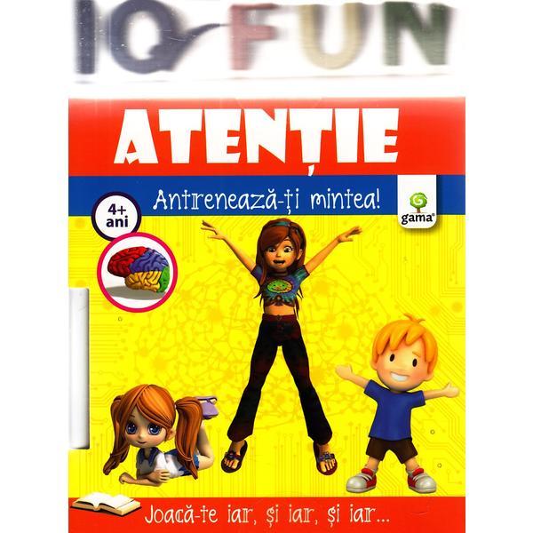 Carte Iq Fun - Atentie - Antreneaza-ti mintea! 4+ ani