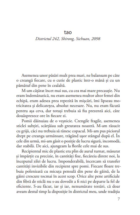 Carte Istoria albinelor autor Maja Lunde editura Humanitas Fiction